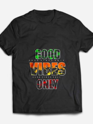 Good Vibes Only Design T-Shirt