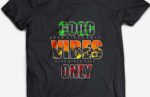 Good Vibes Only Design T-Shirt