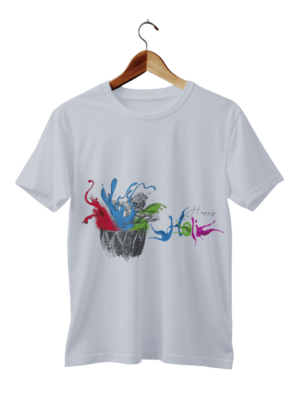 Happy Holi Design T-Shirt