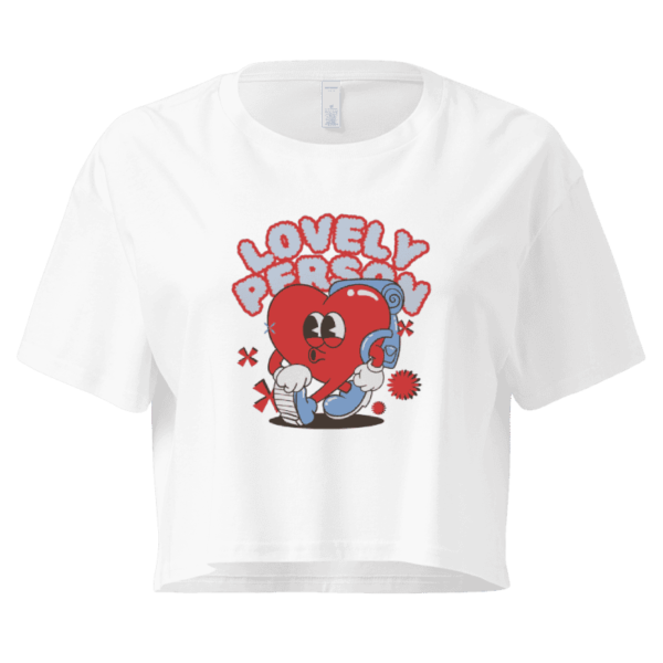 Lovely Person Cropped T-Shirt Design