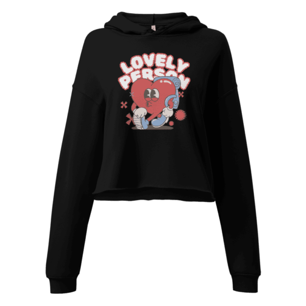 Lovely Person Cropped Hoodie Design