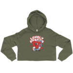 Lovely Person Cropped Hoodie Design