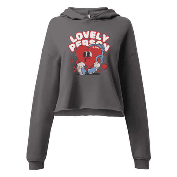 Lovely Person Cropped Hoodie Design