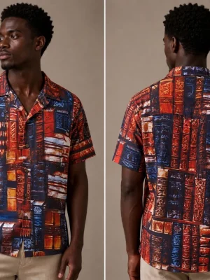Vintage Library Manuscript Shirt