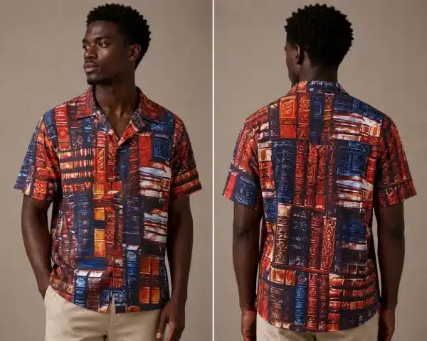 Vintage Library Manuscript Shirt