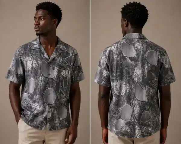 Shadow Smoke Distressed Shirt